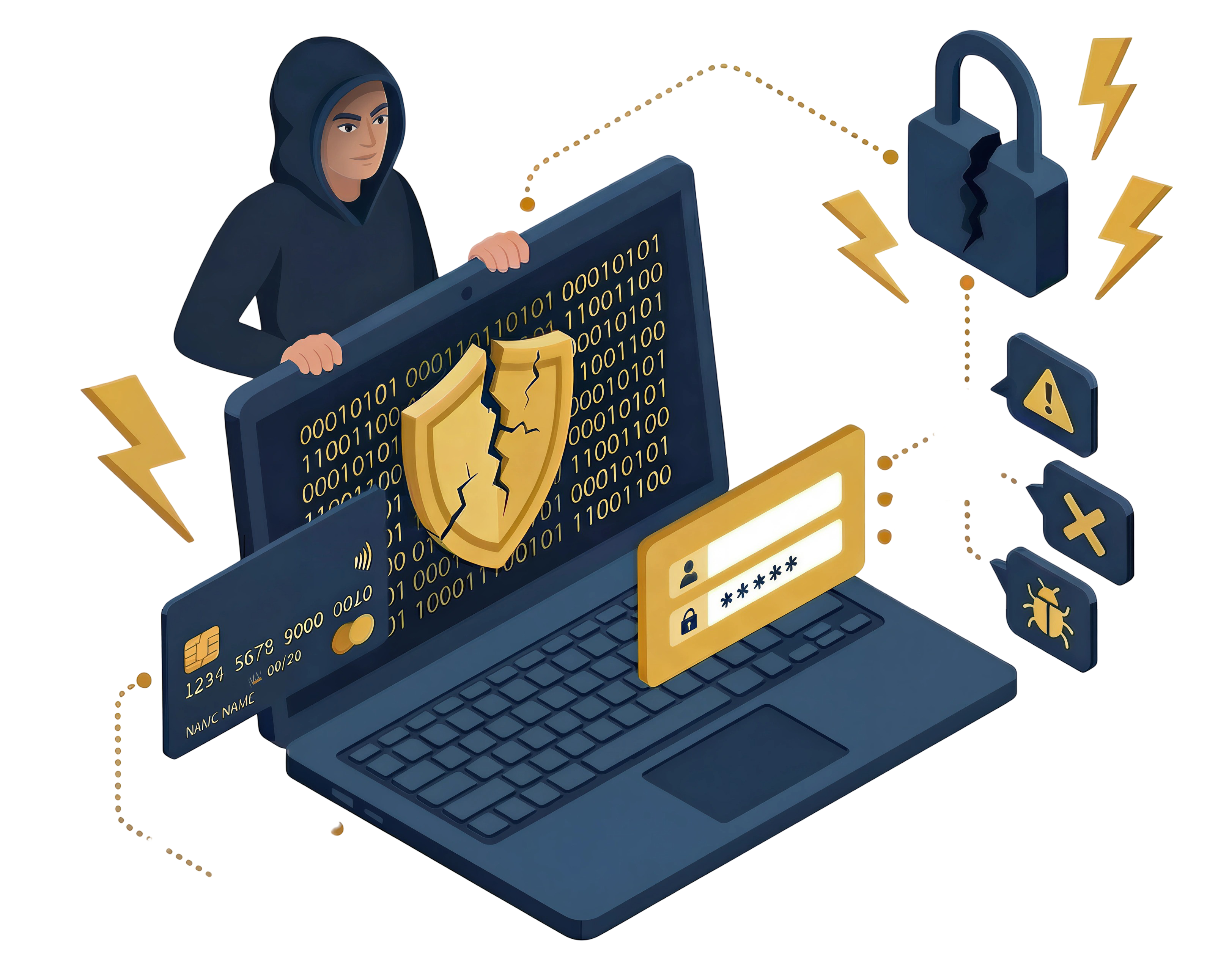 Ilustração de segurança